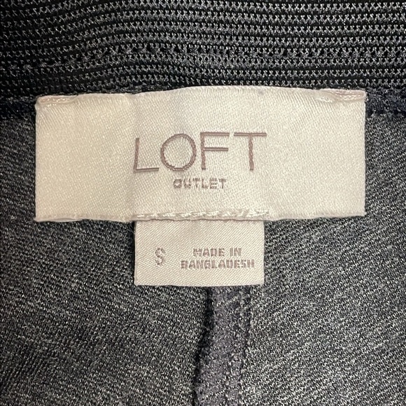 Loft Leopard Animal Print Ponte Mid Rise Leggings Wide Elastic Waistband S - Picture 11 of 13